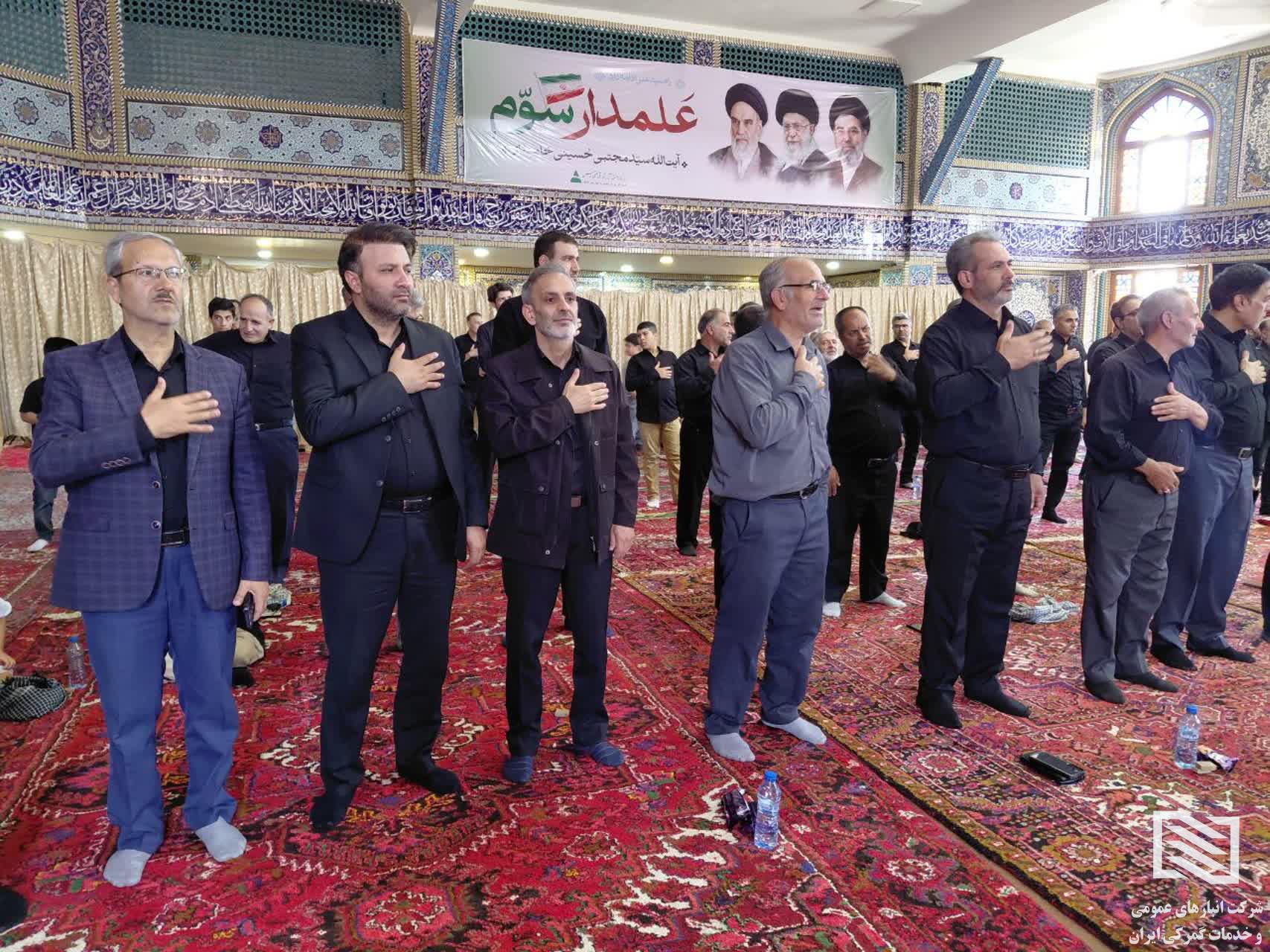 برپایی موکب مشترک «رهروان ولایت» گمرک جلفا و شرکت انبارهای عمومی و خدمات گمرکی جلفا